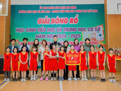 CHINH PHỤC THỬ THÁCH, VƯƠN TỚI ĐỈNH CAO – NHÀ VÔ ĐỊCH BÓNG RỔ NỮ MANG TÊN TIỂU HỌC NGUYỄN DU